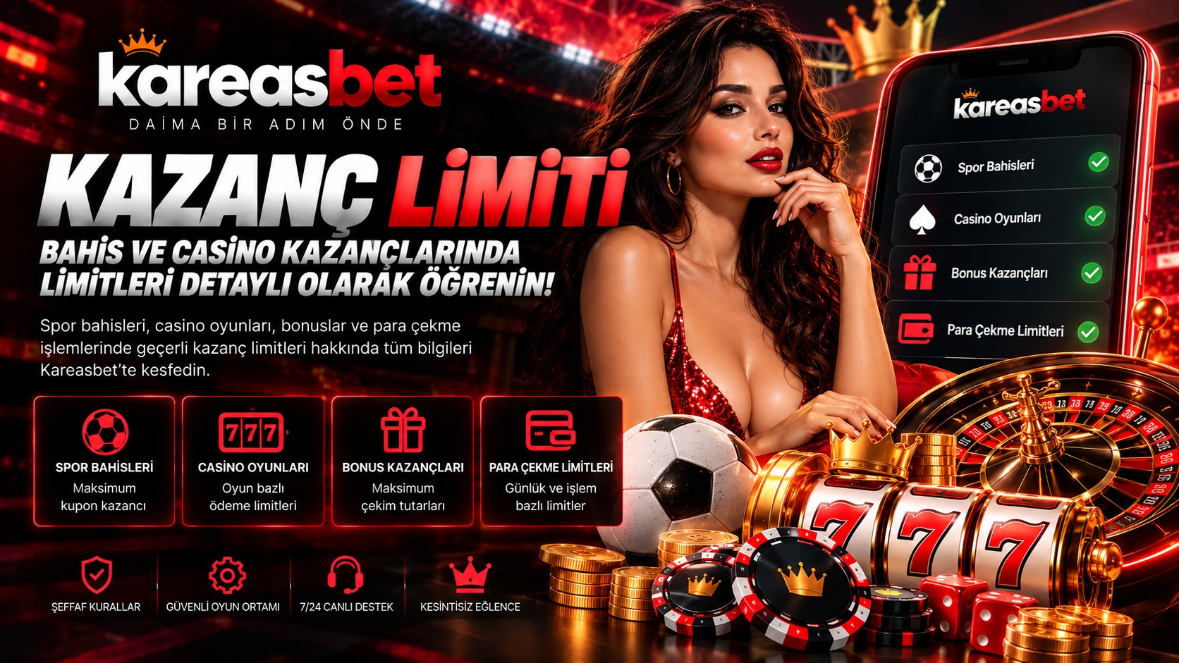 kareasbet kazanç limiti
